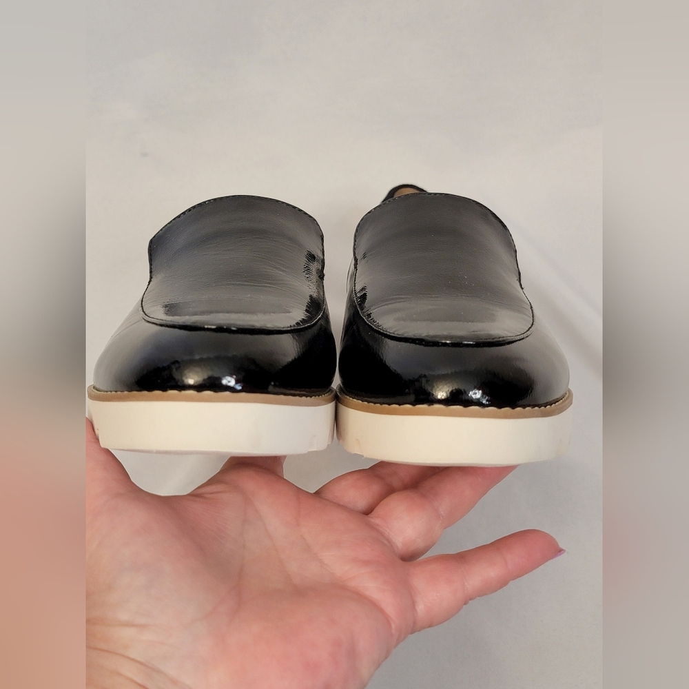 Vionic Kensley Black Patent Slip-On Loafers with Contrast Sole Size 9.5 - Picture 9 of 14